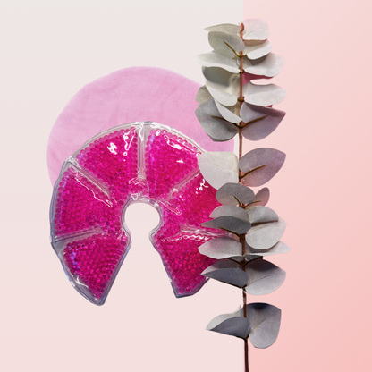 Nahaufnahme der weichen Oberflächen einer Brustkompresse von Mom for Moms