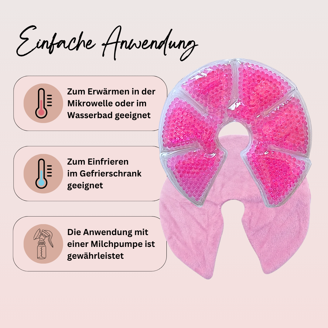 Brustkompressen zum Stillen von Mom for Moms sind eine 3 in 1 Lösung für Schmerzen und zum Milchfluss fördern 