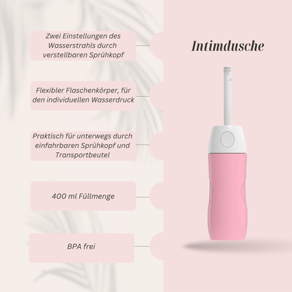 Mom for Moms Intimdusche hilft bei der sanften und gründlichen Reinigung des Intimbereichs