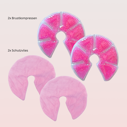 Set aus wiederverwendbaren Brustkompressen von Mom for Moms zur Linderung von Schmerzen beim Stillen 